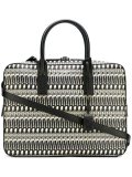 skeleton print laptop bag
