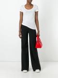 scoop neck T-shirt