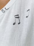 音符印花T恤
