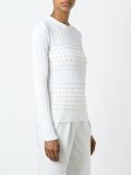 pearl-embellished sweater