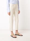 straight cropped trousers