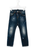 distressed jeans
