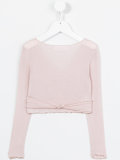 V-neck cropped top