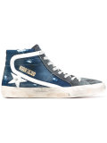 Slide hi-top sneakers
