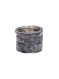 set of embossed rings