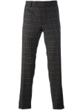 checked tailored trousers