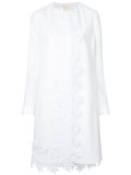 embroidered detail coat 