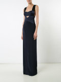 cut-out chest maxi dress