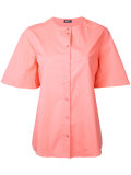 buttoned boxy shirt