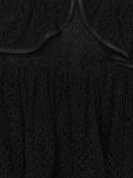 tiered lace off-shoulder dress