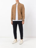 front pocket bomber jacket