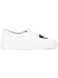 glitter slip-on sneakers