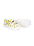 Smiley touch strap sneakers