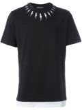 lightning bolt detail T-shirt
