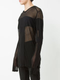 sheer longsleeved T-shirt