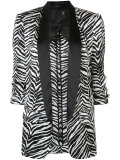 three-quarter sleeve blazer