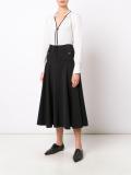 pleated midi dress