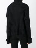 ribbed roll neck jumper