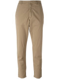 folded hem cropped trousers