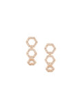 Triple Honeycomb Stud Earrings