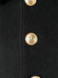 embellished collar grosgrain cape