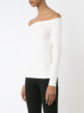 off-shoulders longsleeved blouse
