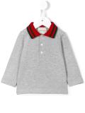 Web collar polo shirt