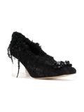 clear heel pumps