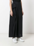 high-rise palazzo trousers
