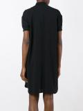 ribbed trim shift dress