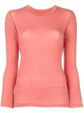 crew neck fine knit top