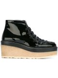 platform lace-up shoes