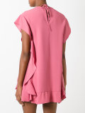 ruffled details dress