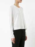 loose style buttoned cardigan