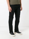 ripped slim-fit jeans