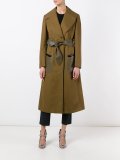 tie belted waist coat