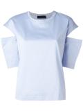 slit shortsleeves T-shirt