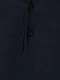 long sleeved knitted polo shirt