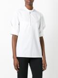 puffed-sleeve blouse