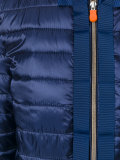 zipped padded jacket