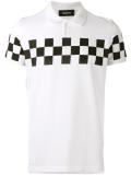 chest checkerboard polo shirt