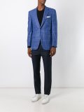classic fit checked blazer