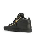 mid-top luggage tag sneakers