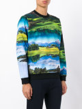 landscape print sweatshirt