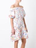 off-the-shoulder tiered dress
