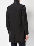 buttoned mid-length coat