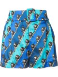 lion print shorts