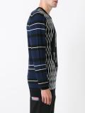 swallow skull intarsia sweater