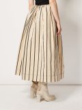 striped full skirt