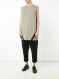 sleeveless strap detail tank